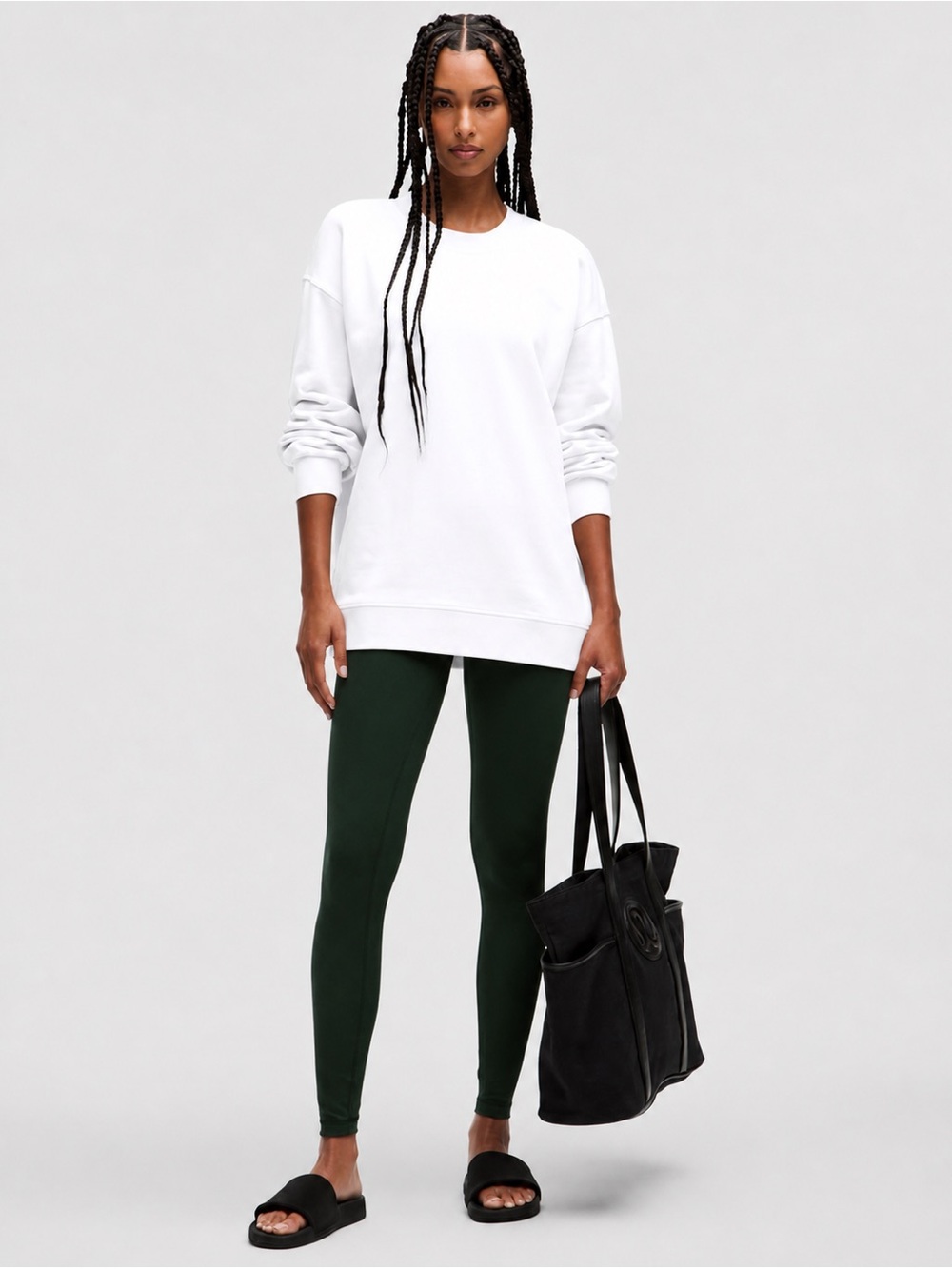 Lululemon| ‘Perfectly Oversized’ Crew (White)